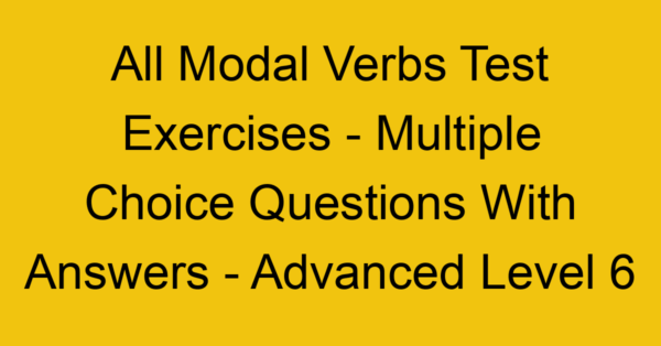 Subject Verb Agreement Test Exercises - Multiple Choice Questions With ...