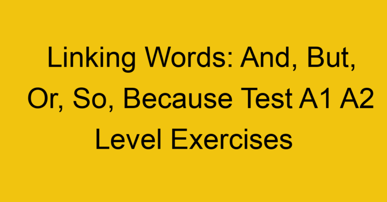 Many, Much, A Lot Of, A Few, Few, A Little, Little Test A1 A2 Level ...