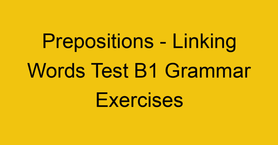 A2 B1 Level Grammar Tests - English Tests Online