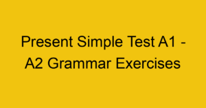 Quantifiers 1 Test A1 - A2 Grammar Exercises