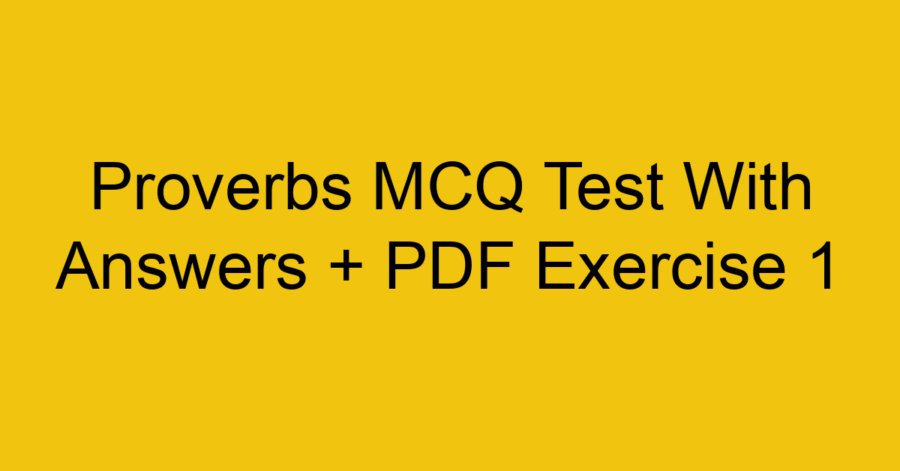 Dialogue Completion MCQ Test With Answers + PDF Exercise 7