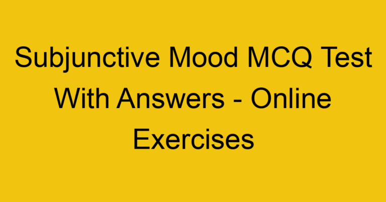 Grammar, Word Order, Punctuation Diagnostic Test With Answers 1