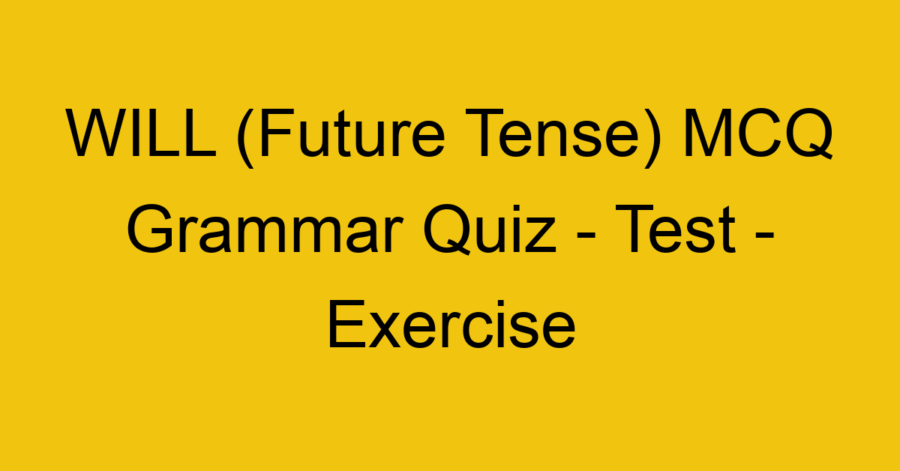 WH- Questions (Present Simple) MCQ Grammar Quiz - Test - Exercise